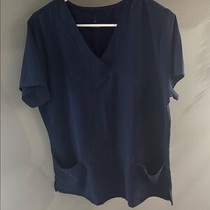 Jockey Dark Blue/Navy V-Neck Scrub Top